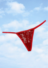 Load image into Gallery viewer, eva micro g-string red