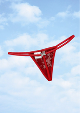 Load image into Gallery viewer, eva micro g-string red