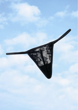Load image into Gallery viewer, eva micro g-string black